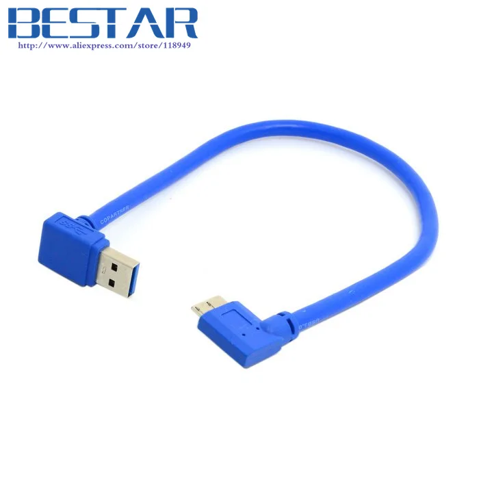 Угловой кабель с углом поворота 90 градусов USB 3 0 A штекер Micro B 20 см|90 degree usb|plug to usbusb |