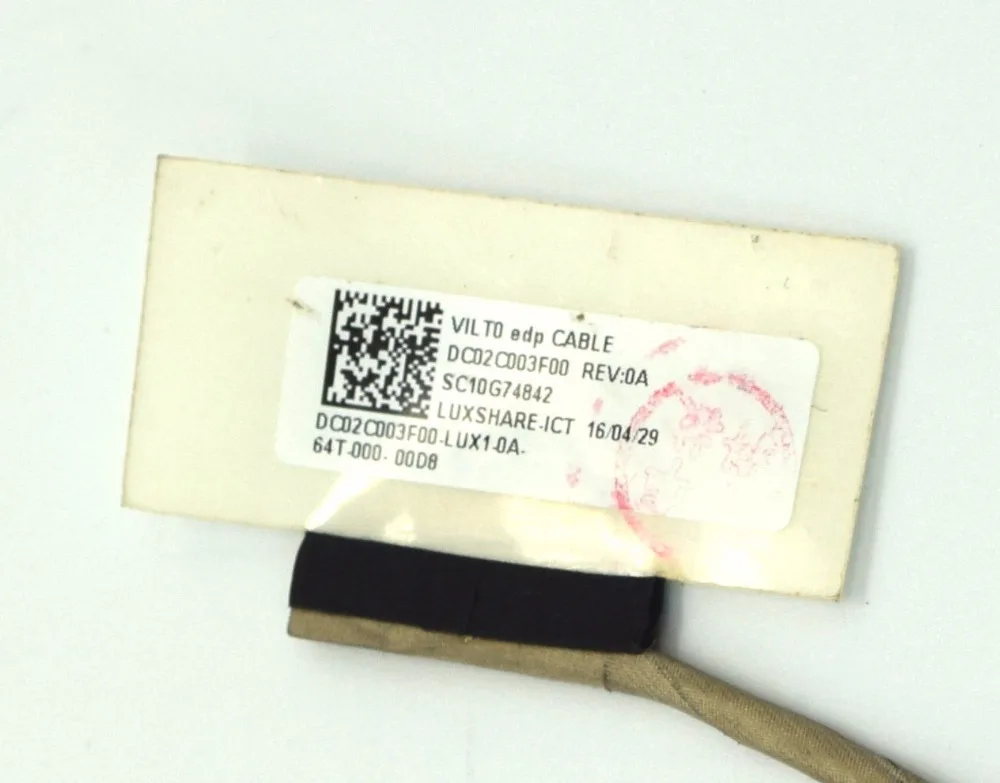 Оригинальный Новый ЖК видео eDP кабель для Lenovo Thinkpad T440S T450S 04X3868 DC02C003F00|edp cable|for