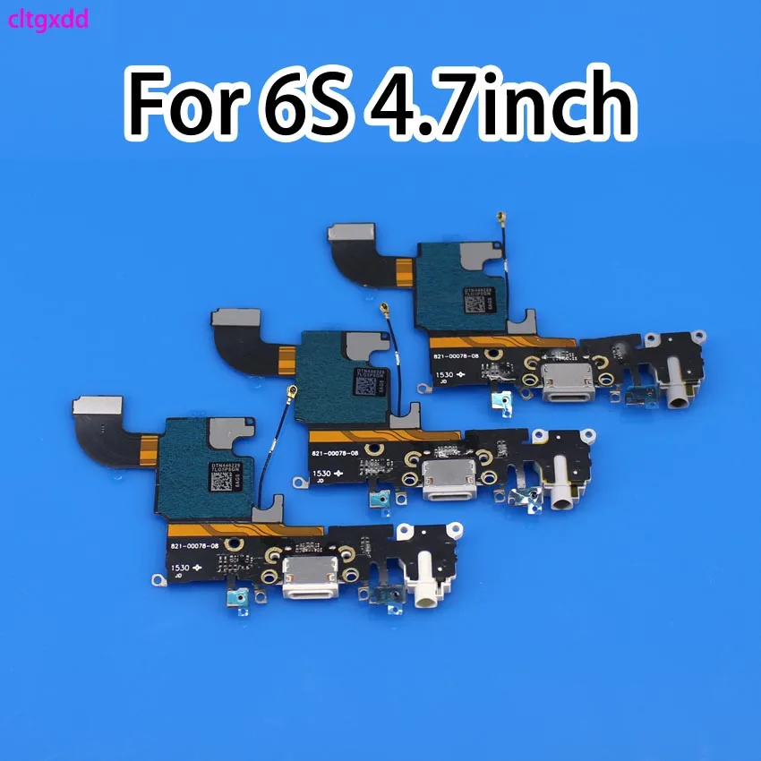 cltgxdd USB Charging Port Connector Charge Dock Socket Jack Plug Flex Cable With Headphone Audio For iphone 6S 4.7inch | Обустройство