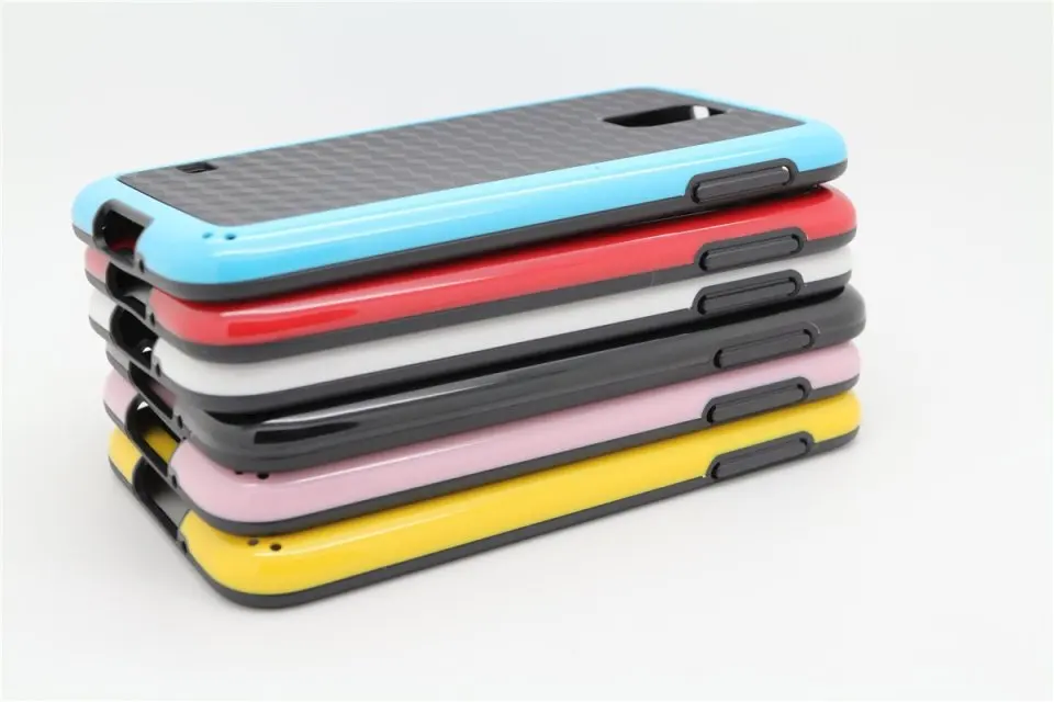 Plastic PC TPU Cell Hybrid Soft Phone Case Dirtproof Protective Cover Cases for Samsung Mobile Galaxy S5 i9600 Accessories |