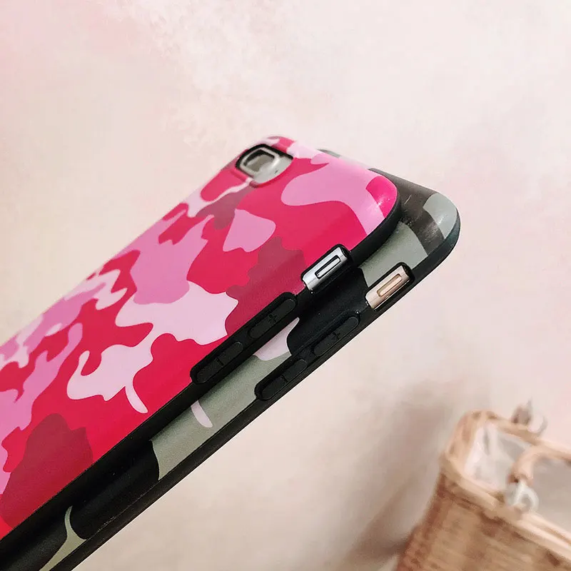 Цветной камуфляжный чехол для iPhone XS MAX 8 plus чехлы iphone XR X 6 6s 7 Plus мягкий силиконовый