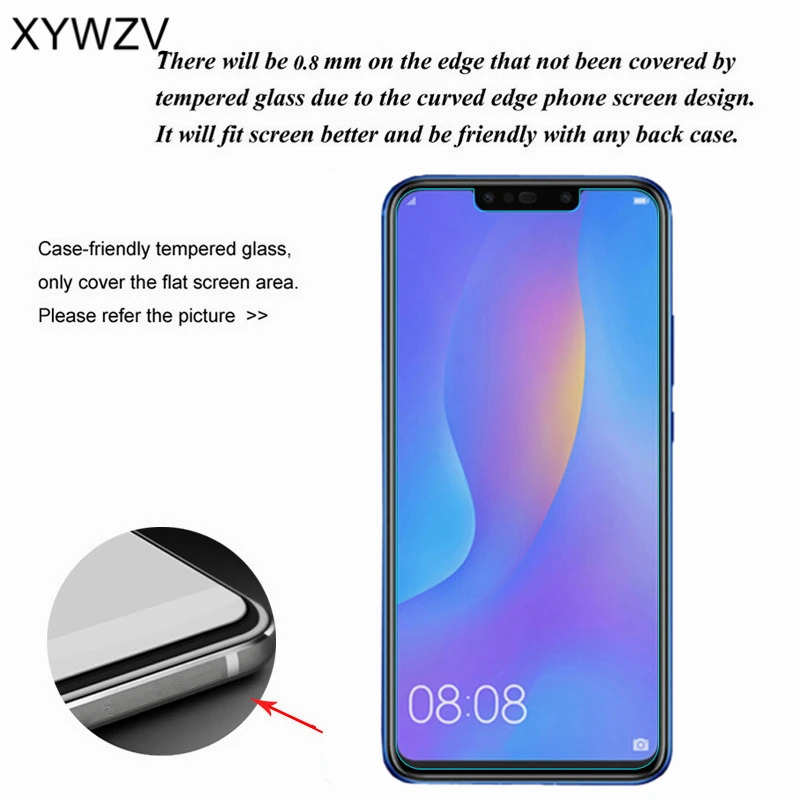 2 шт для Huawei P Smart Plus стекло Закаленное пленка HD жесткое Защитное Plus|Защитные