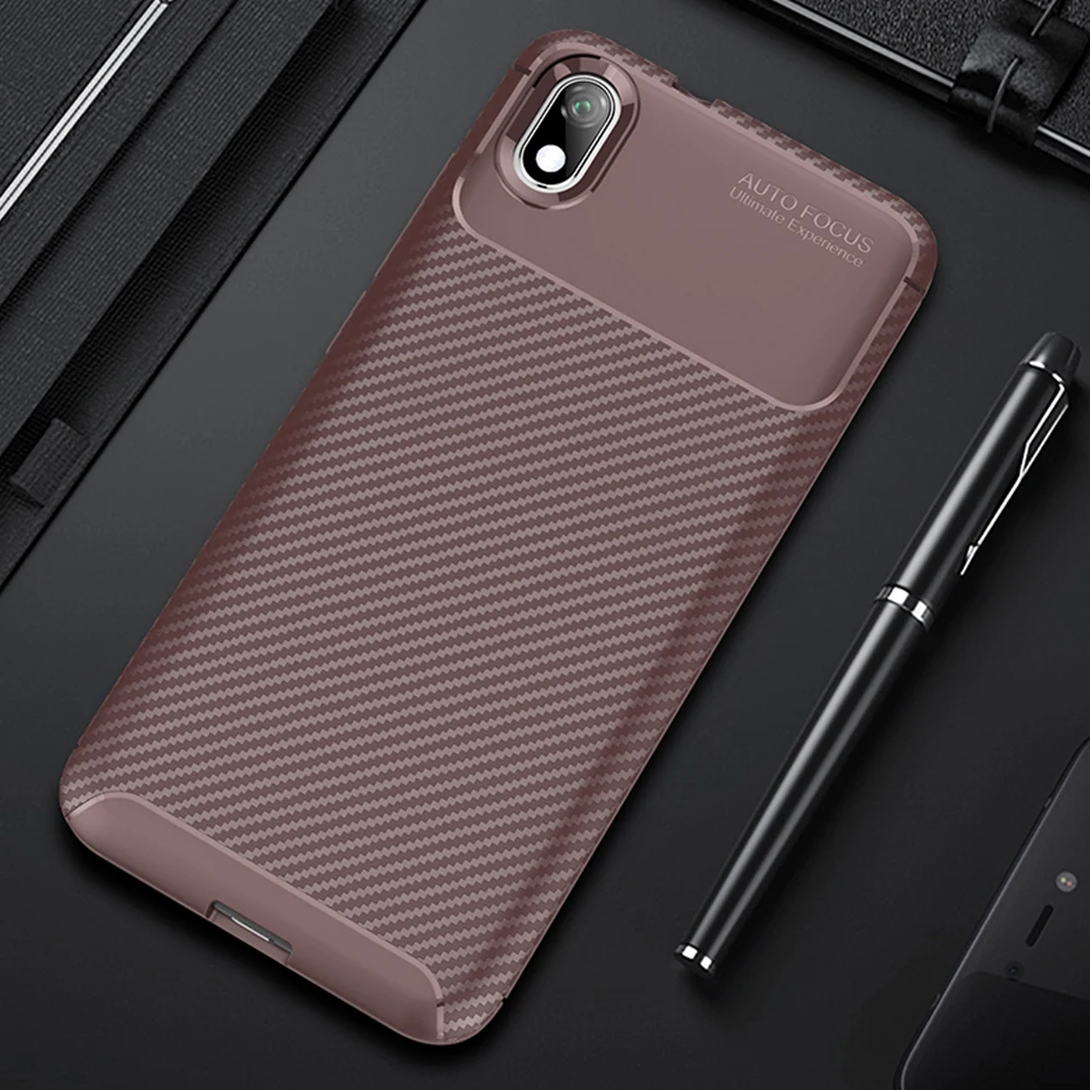 Для Xiaomi Redmi 7 7A чехол роскошный чехол из углеродного волокна противоударный чехол для телефона для Redmi 7 A чехол 360 полная защита бампер