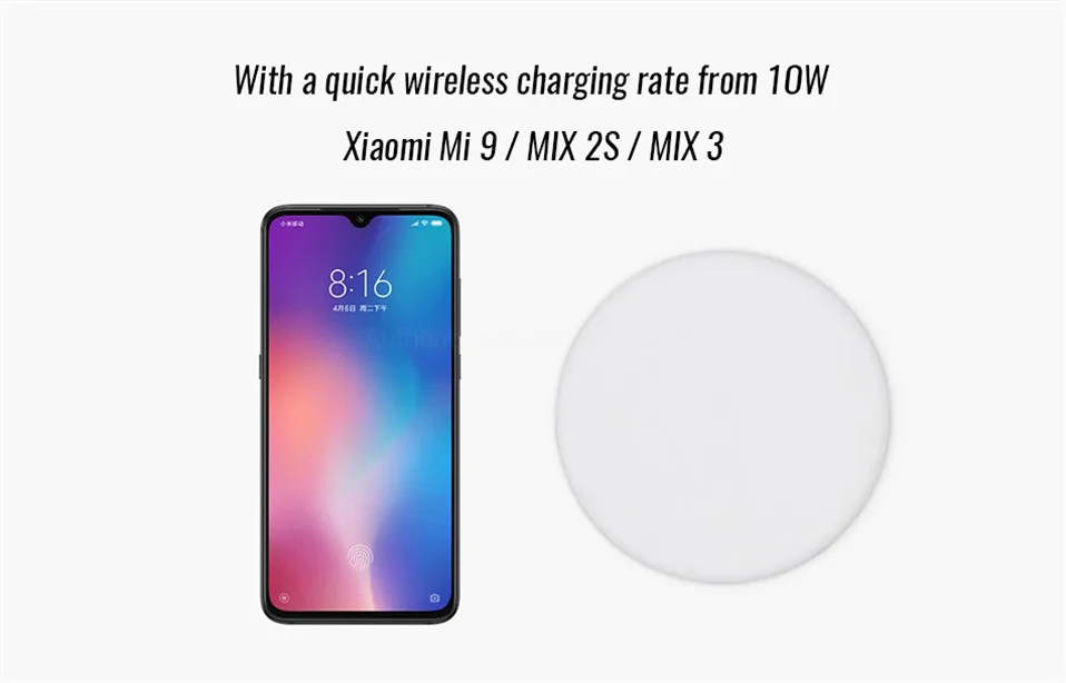 Оригинальное Беспроводное зарядное устройство Xiaomi 20 Вт, Максимальная зарядка для Xiaomi Mi9, зарядное устройство S10Plus с 27 Вт разъемом, быстрое зарядное устройство для iPhone XR XS Max