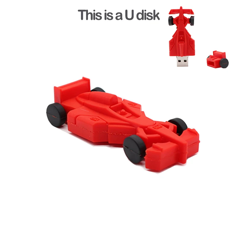 Реальная емкость USB флэш-накопитель 4 Гб 8 г 16 ГБ 32 ГБ 64 ГБ флеш-накопитель гоночный автомобиль карта памяти u-диск крутой подарок флешка usb2.0