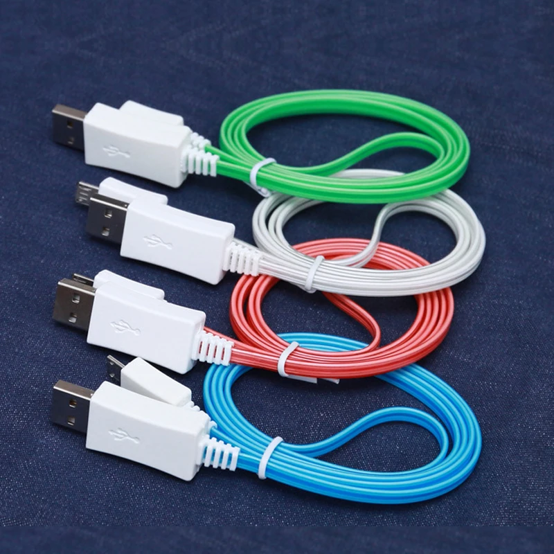 Светодиодный кабель Micro USB для телефонов Samsung HTC Android|Кабели передачи данных| |