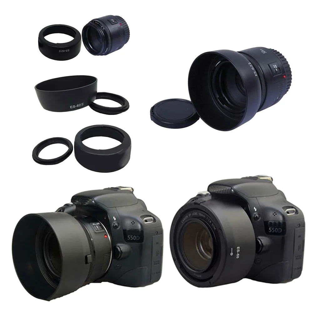 ES-68 II бленда для объектива цифровой камеры Замена для Canon EOS EF 50 мм f/1,8 STM бленда для объектива цифровой камеры