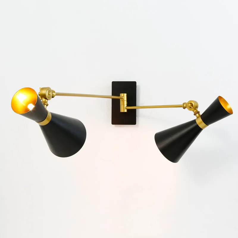 Дизайнер регулировки бра современные настенные светильники Спальня Кухня