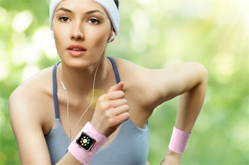 Спортивный ремешок для Apple watch 42 мм 38 мм iWatch ремешок 44 мм 40 мм для бега фитнес Браслет Apple Watch 4 3 2 1 Аксессуары