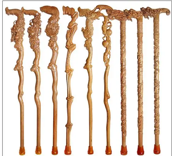 Деревянные костыли с надписью ведущий зверь|cane|canes canescane wooden |