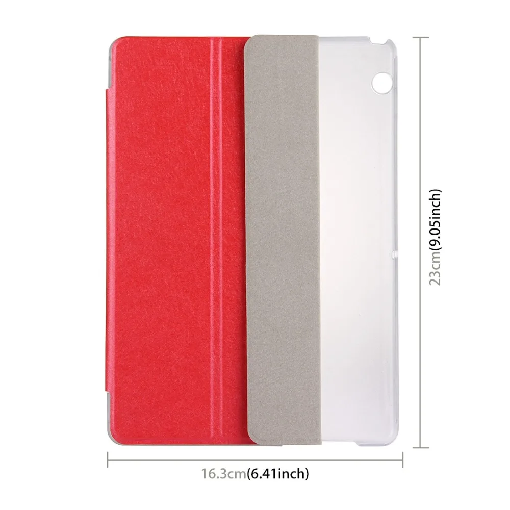 HAWEEL Tablet Крышка корпуса чехол для huawei Медиа Pad T3 10 9,6 дюймов с шелковой текстурой горизонтальный Флип кожаный чехол и 3-складной держатель