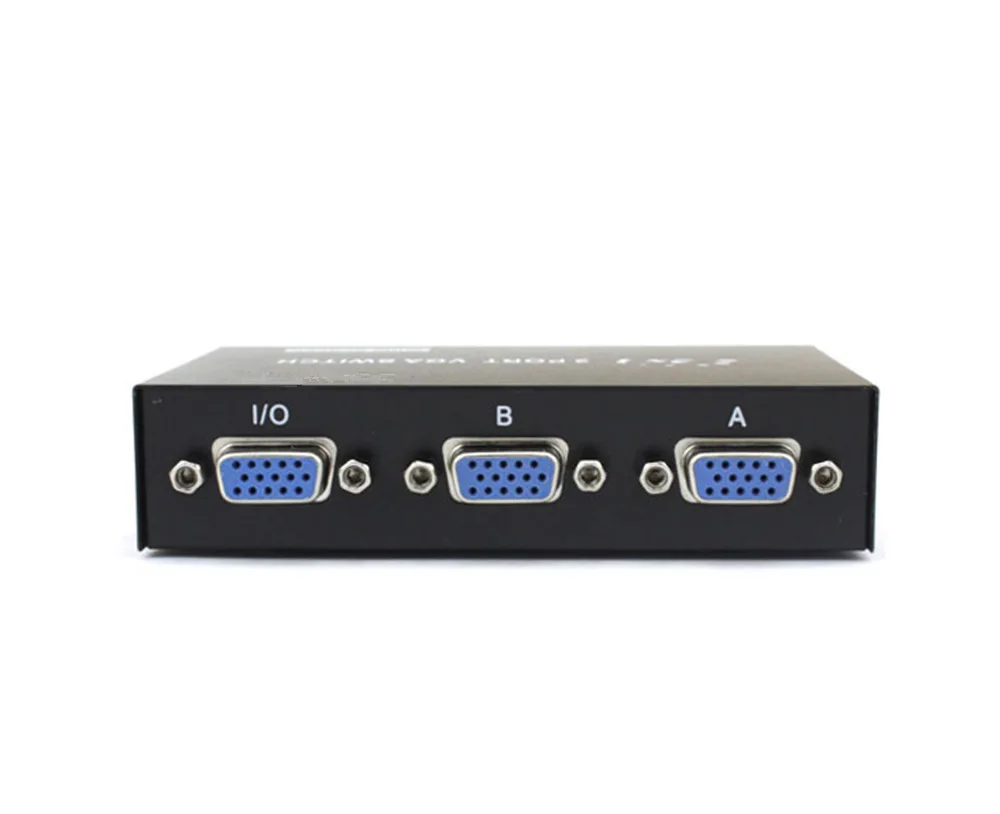 Профессиональная Горячая 1 шт. 2 порта HD VGA SVGA распределительный переключатель