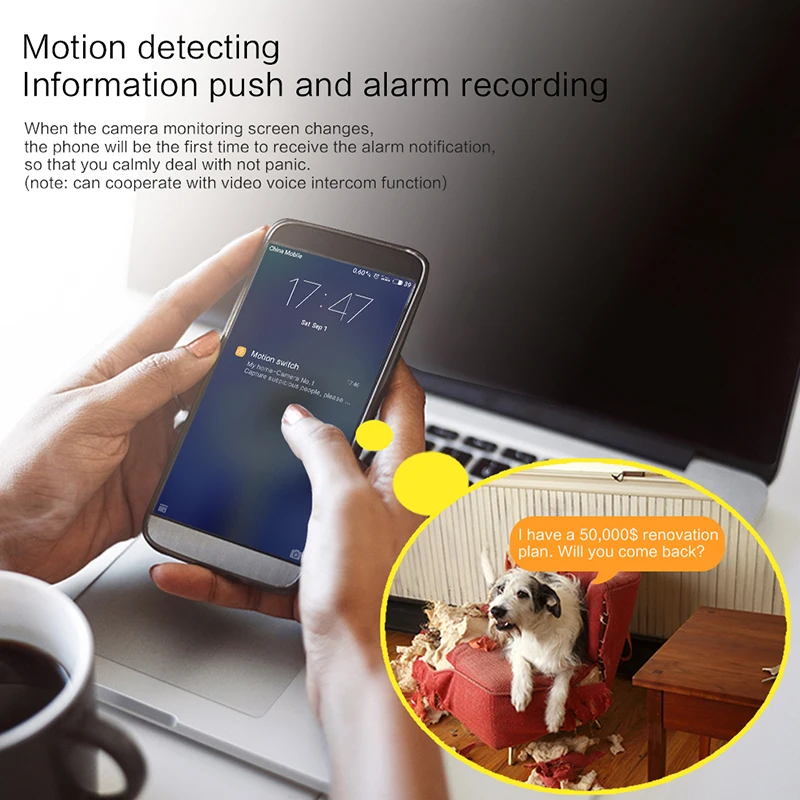 Купольная скорость wi-fi камера с поворотом на 360 градусов мини-динамик камера домашний кинотеатр сабвуфер IP удаленный мониторинг для безопасности