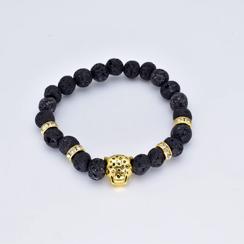 Браслет из вулканизированных камней для мужчин и женщин 161|bracelets for|head braceletbead bracelet