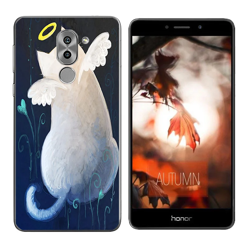 Чехол для Huawei Honor 6X ручная печать задняя крышка GR5 2017 Чехлы Coque Mate 9 Lite сумки |