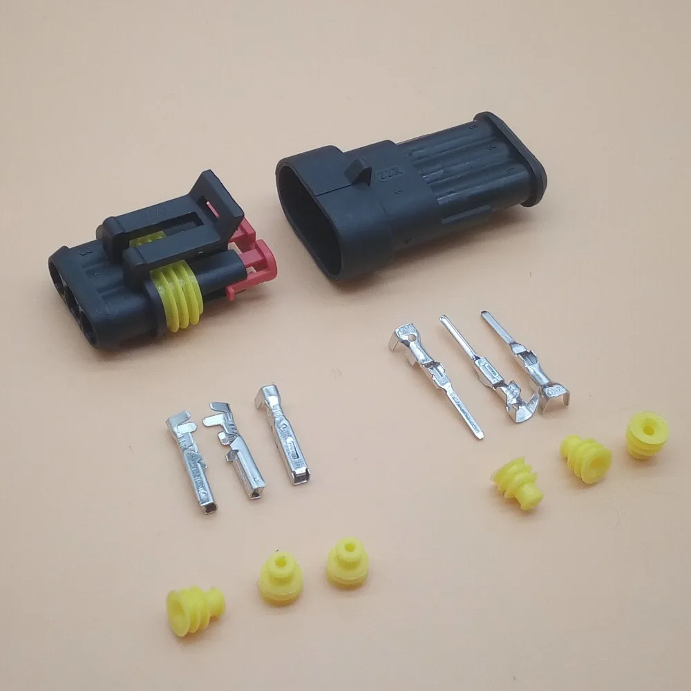 1 Набор 1/2/3/4/5 Pin на выбор уплотнение водонепроницаемый Электрический