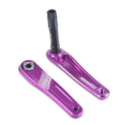 crank purple BDSNAIL MTB горный велосипед Интегрированный полый Звездочка ЧПУ Сверхлегкий GXP кривошипно 104bcd диск положительные отрицательные зубы - Цвет: crank purple