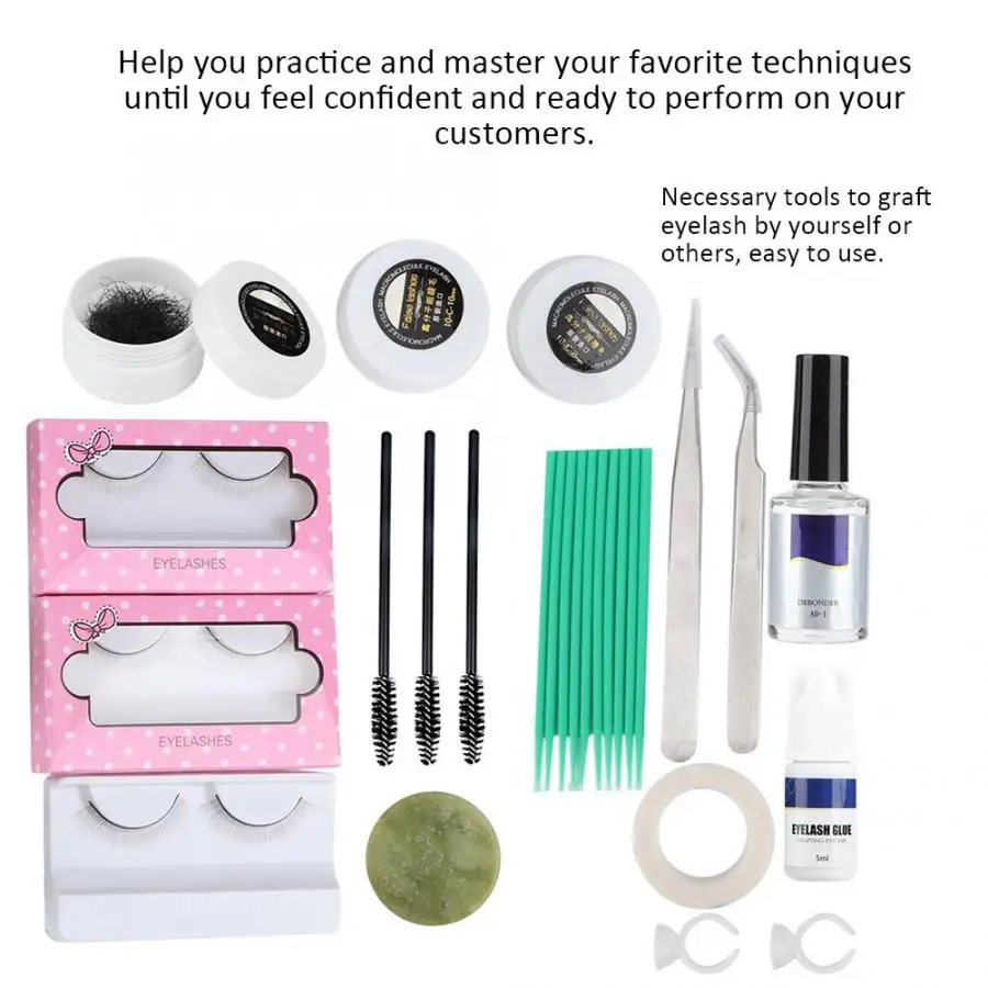 Накладные ресницы Профессиональные набор для тренировки прививки ресниц
