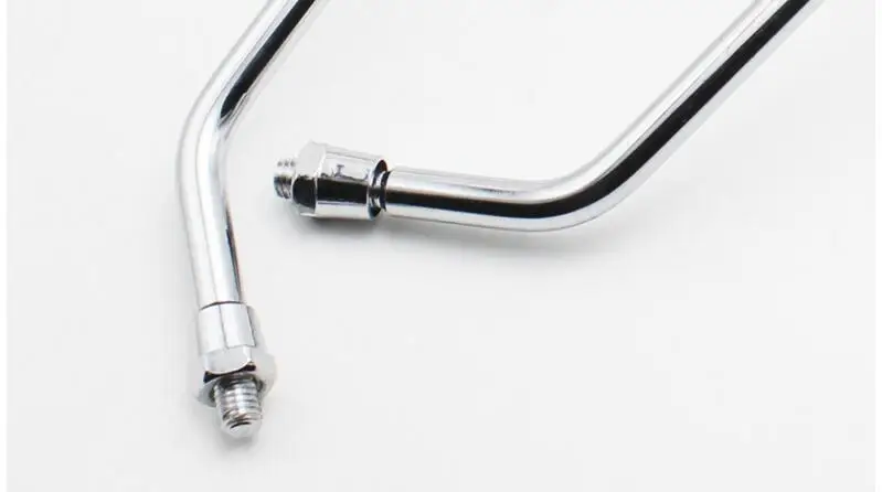 

2 Pcs 10mm modified motorcycle rearview mirror reflector mirror high quality metal mirror motorcycle accessories free shipping