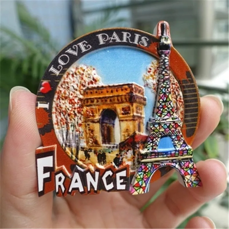 

Франция магнит на холодильник 3D Смола Париж Ла Тур путешествия холодильник любимый Эйфелева башня Триумфальная арка туристический сувенир