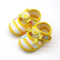 0 18 months baby girls shoes infant first walkers toddler girls kid soft cotton summer bow anti slip crib girl newborn shoes