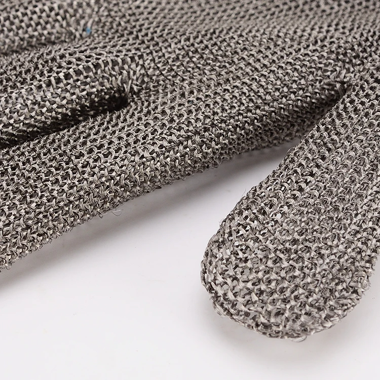 5 шт./лот защитные перчатки из нержавеющей стали с металлической сеткой дышащие