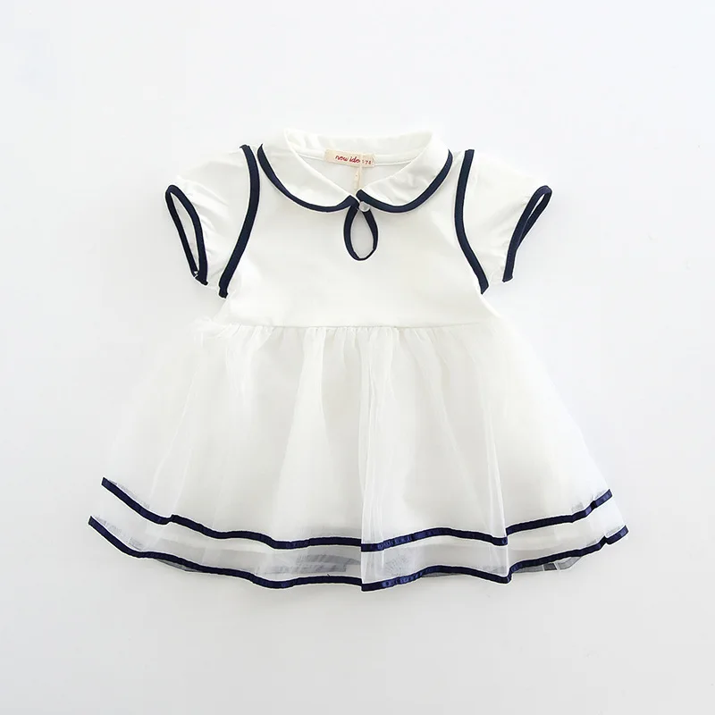 idea brand quality 2018 baby infant girl summer mesh dress girls short sleeved princess dresses tutu clothes | Детская одежда и