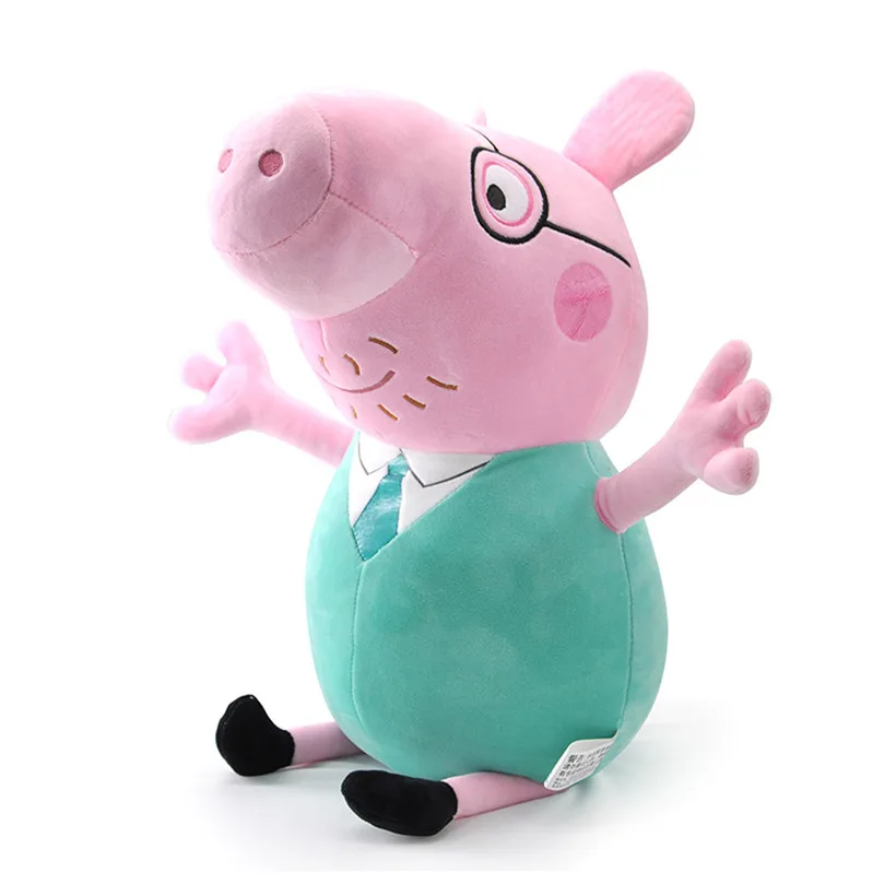 Peppa Pig Family Джордж папа мама 19 см оригинальная плюшевая кукла Pelucia|Персонажи