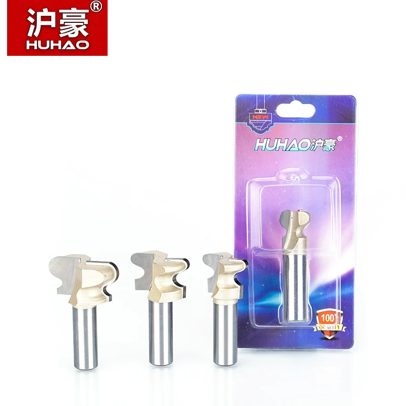 

HUHAO 1pcs 1/2" Shank Router Bits for wood double finger bit Woodworking Tools two Flute endmill milling cutter wood cutting