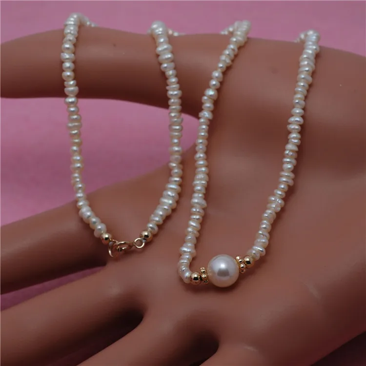 Женское Ожерелье из натурального пресноводного жемчуга|Ожерелья| |