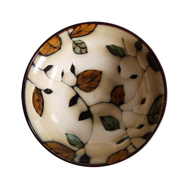 

ANTOWALL Japanese ceramic tableware hand-painted ramen soup rice bowl home salad fruit bowl porcelain bowl