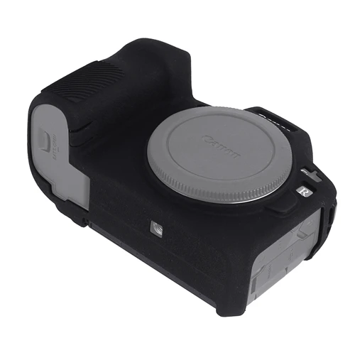 Textured Black Лучшее качество резиновый силиконовый чехол защитная рамка для Canon EOS R camera Soft EOSR - Цвет: Textured Black