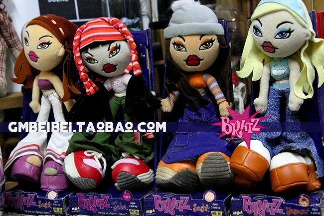Около 26 см оригинальная Кукла Bratz в штучной упаковке, плюшевая тканевая кукла, встроенный железный провод, лучший подарок для девочки