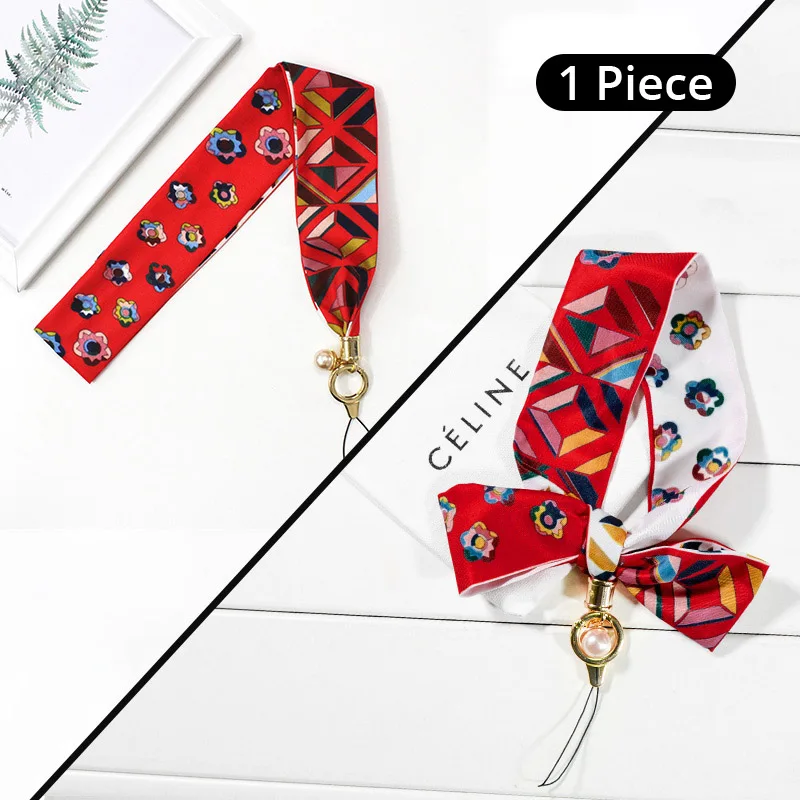 Colorful PZOZ ремешок для мобильного телефона шнурок для ключей ID карта тренажерный зал USB бейдж держатель DIY повесить волнистую веревку мода Анти осень шеи цветочные ремешки - Цвет: Colorful