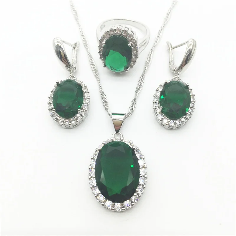 Женский ювелирный комплект из колье и серёг серебра 2016 пробы|jewelry sets for women|silver jewelry