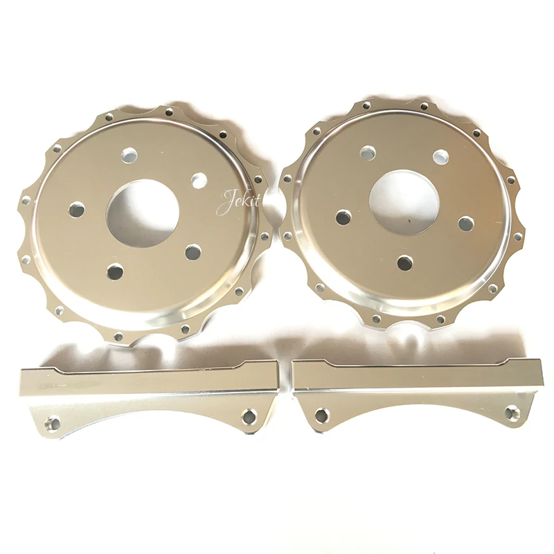 

Jekit brake part center hats 61mm center hole and adapters for Renault Megane for JK5040 with 330*285mm brake kit