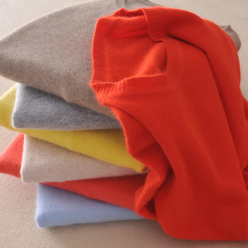 Свитер Женщин Пуловеры 2016 Зима С Длинным Рукавом Кашемира Шерсти Женские Kintted