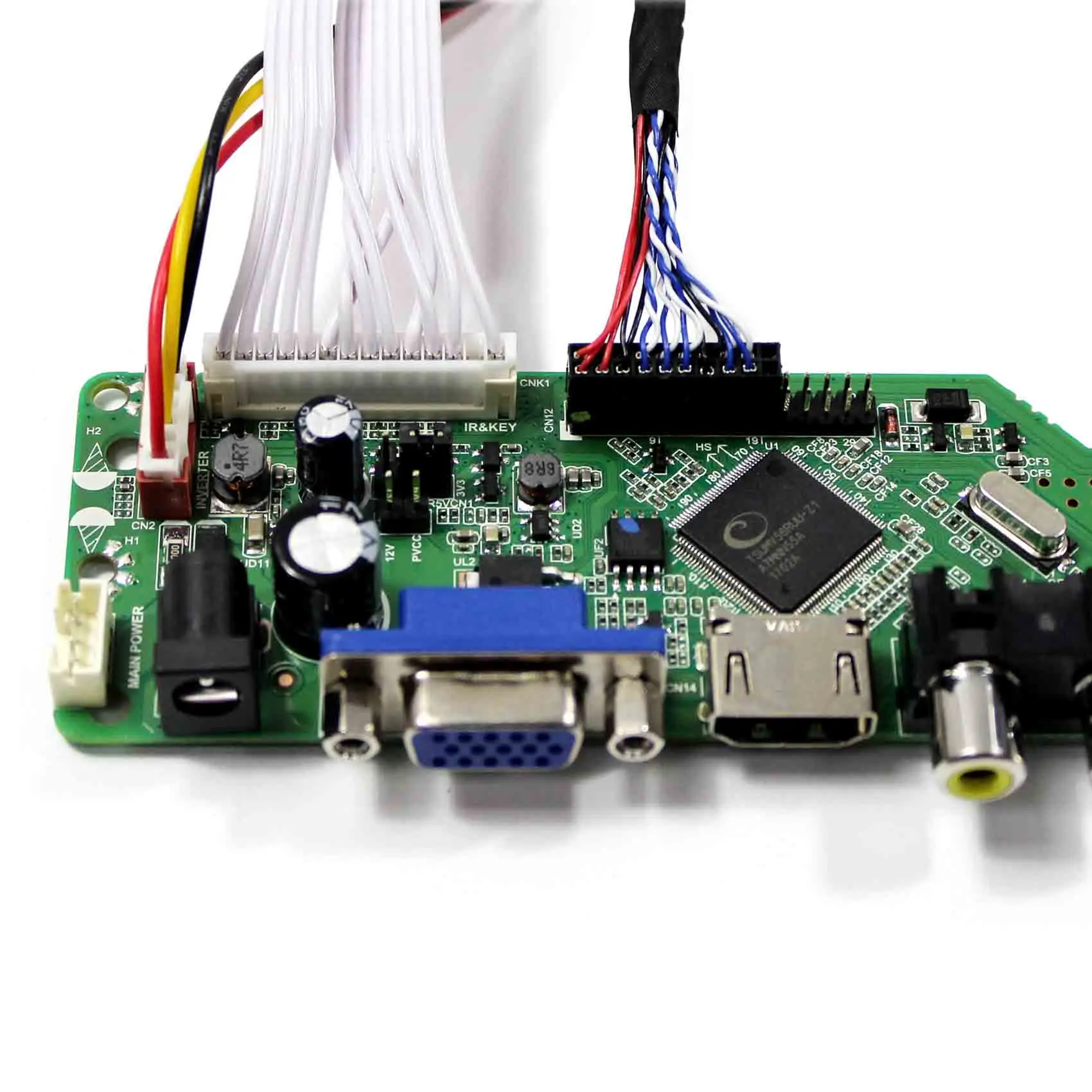 ТВ+ HDMI+ VGA+ AV+ USB lcd Плата управления для 18,5 дюймов 1366x768 G185XW01 V0 LM185WH1 M185XW01 lcd