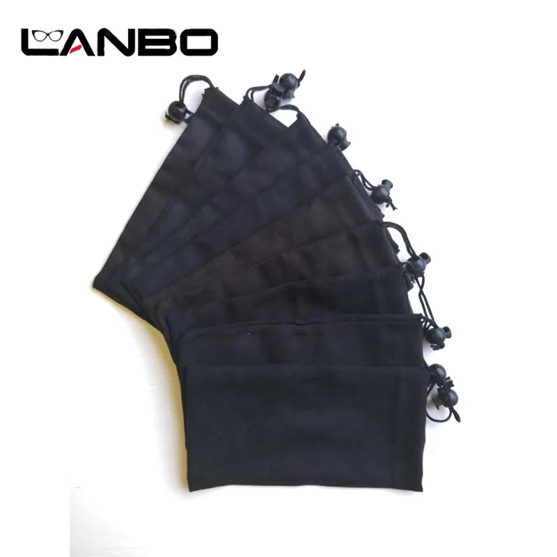 LANBO 50 шт./лот 17 5*9 см сумка Чехол для очков мягкие очки замшевые аксессуары оптом
