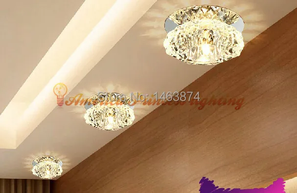 Светодиодный потолочный светильник s для установки в коридоре 3 Вт светодиодный