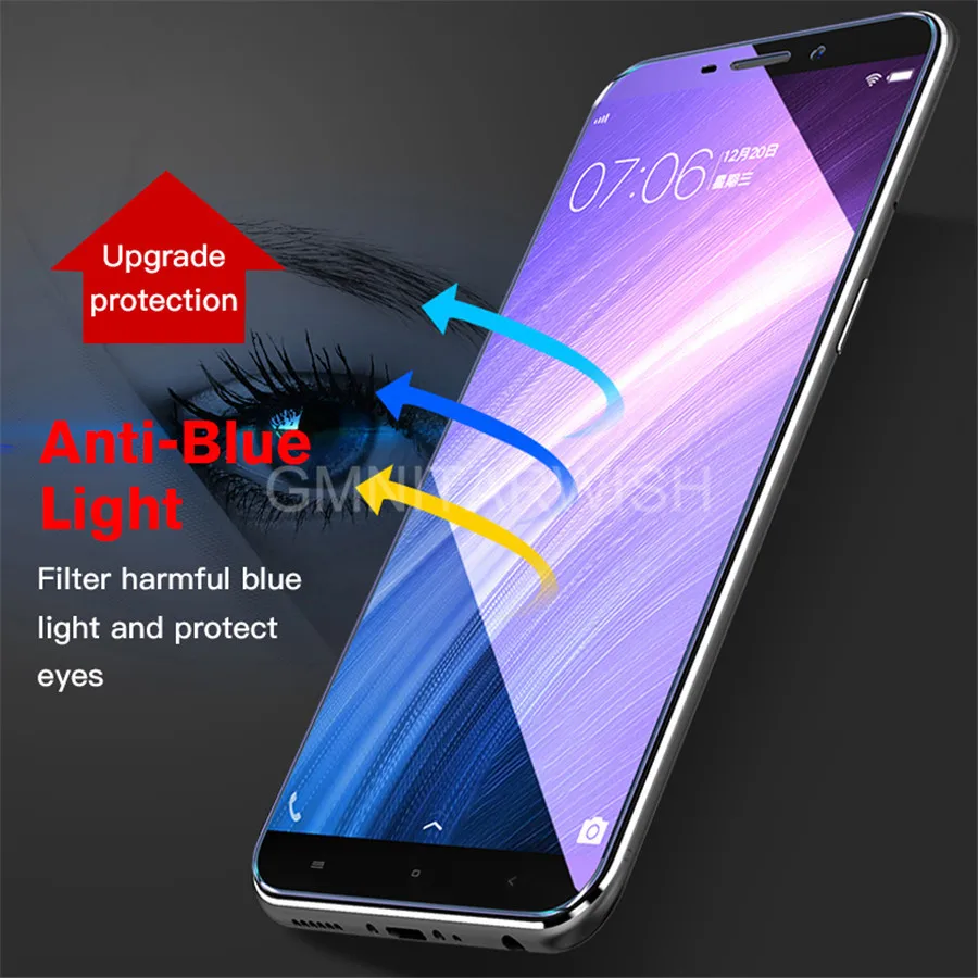 9H анти УФ Фиолетовый Синий свет отпечатков пальцев закаленное стекло для Xiaomi 9 8 SE
