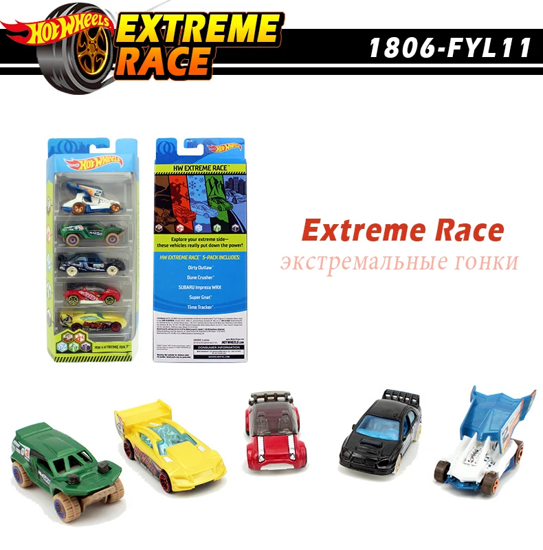 Hotwheels Металлический Игрушечный Автомобиль 1: 64 сплава спортивный автомобиль коллекция 5 шт./кор. Новое поступление горячие колеса игрушка для Детский подарок 1806 костюм для подсвечивания грузовиков