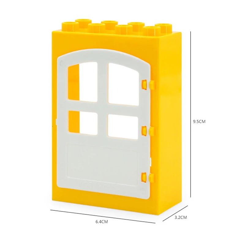 1Pcs Block -30 Большой размер DIY строительные блоки качели динозавры фигурки животных Аксессуары Совместимые семьи Duploingly кирпичная игрушка для детей Gfit - Цвет: 1Pcs Block -30
