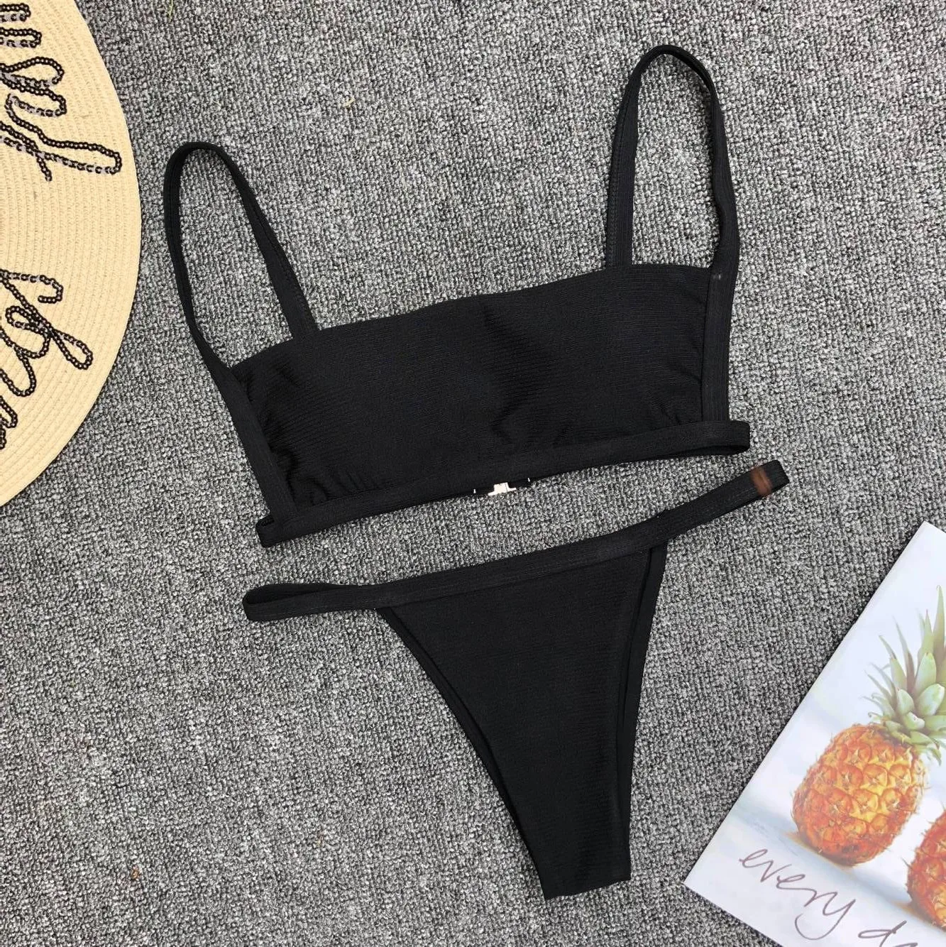 Бикини 2018 Badpak купальный костюм женский сексуальный однотонный Maillot De Bain Femme| |
