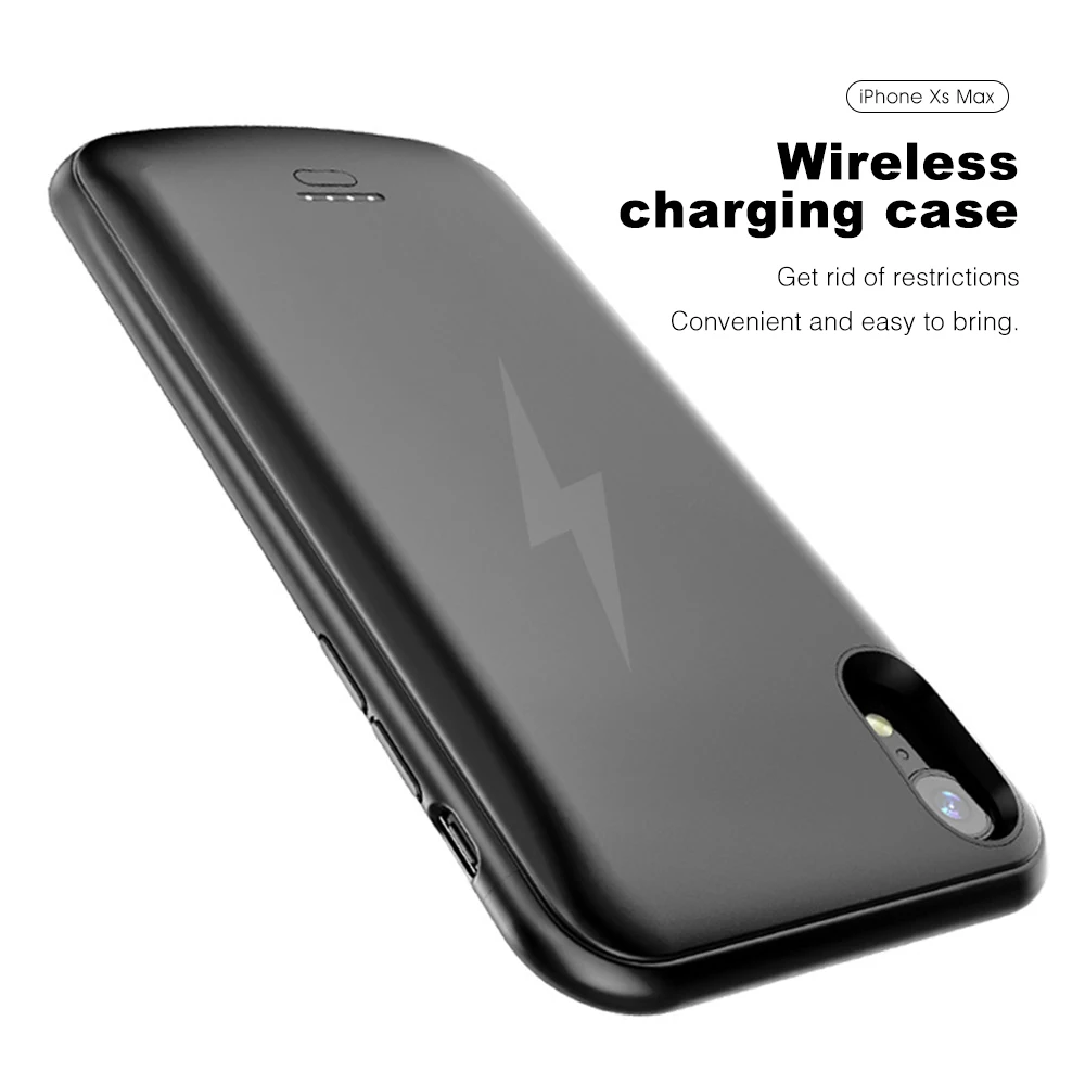 Чехол для аккумулятора для iPhone X XS Max XR power Bank чехол для питания аудио Тонкий чехол для зарядного устройства для iPhone 6 6S 7 8 Plus 5 5S SE XR
