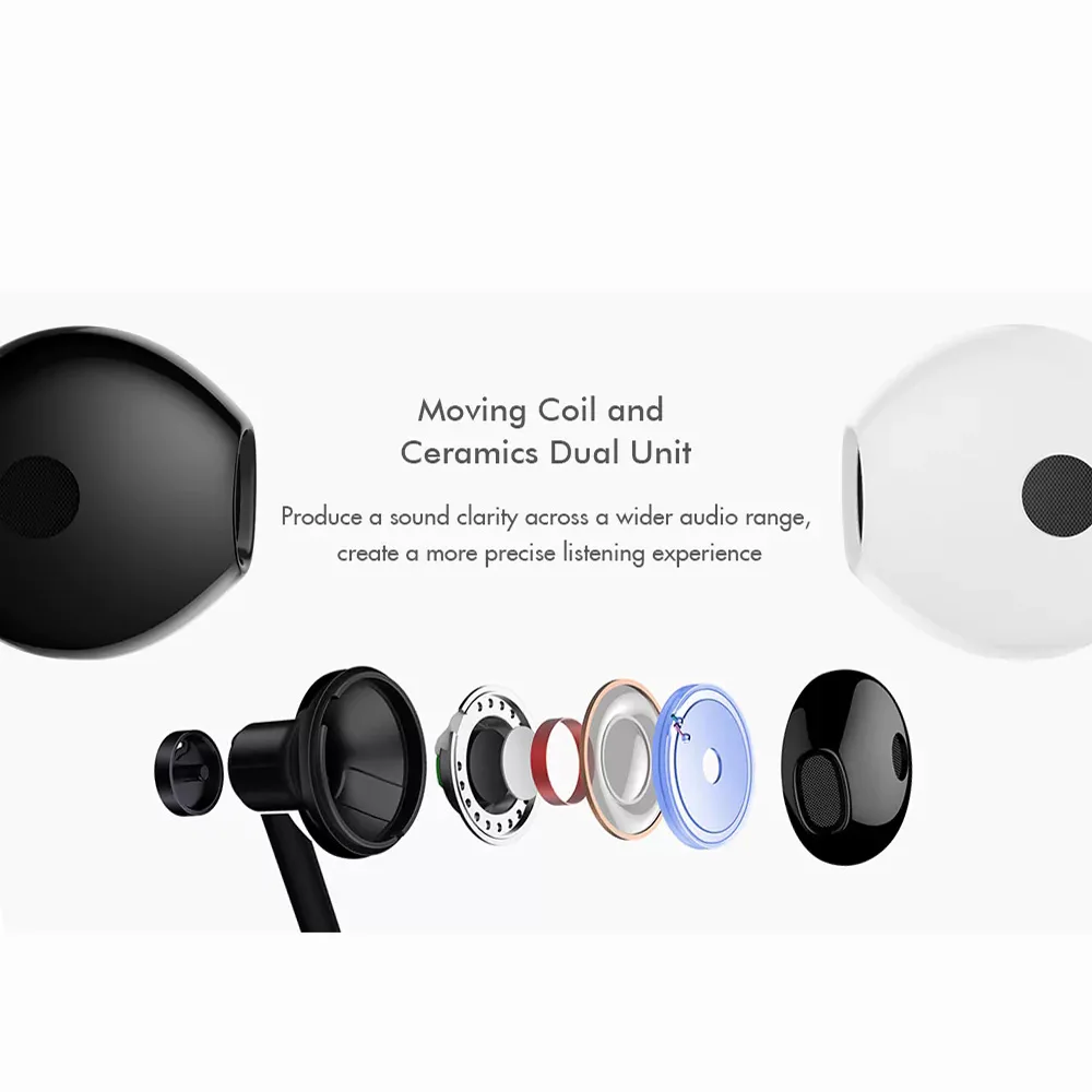 Xiaomi BRE01JY двойные драйверы наушники-вкладыши с микрофоном линейный контроль |