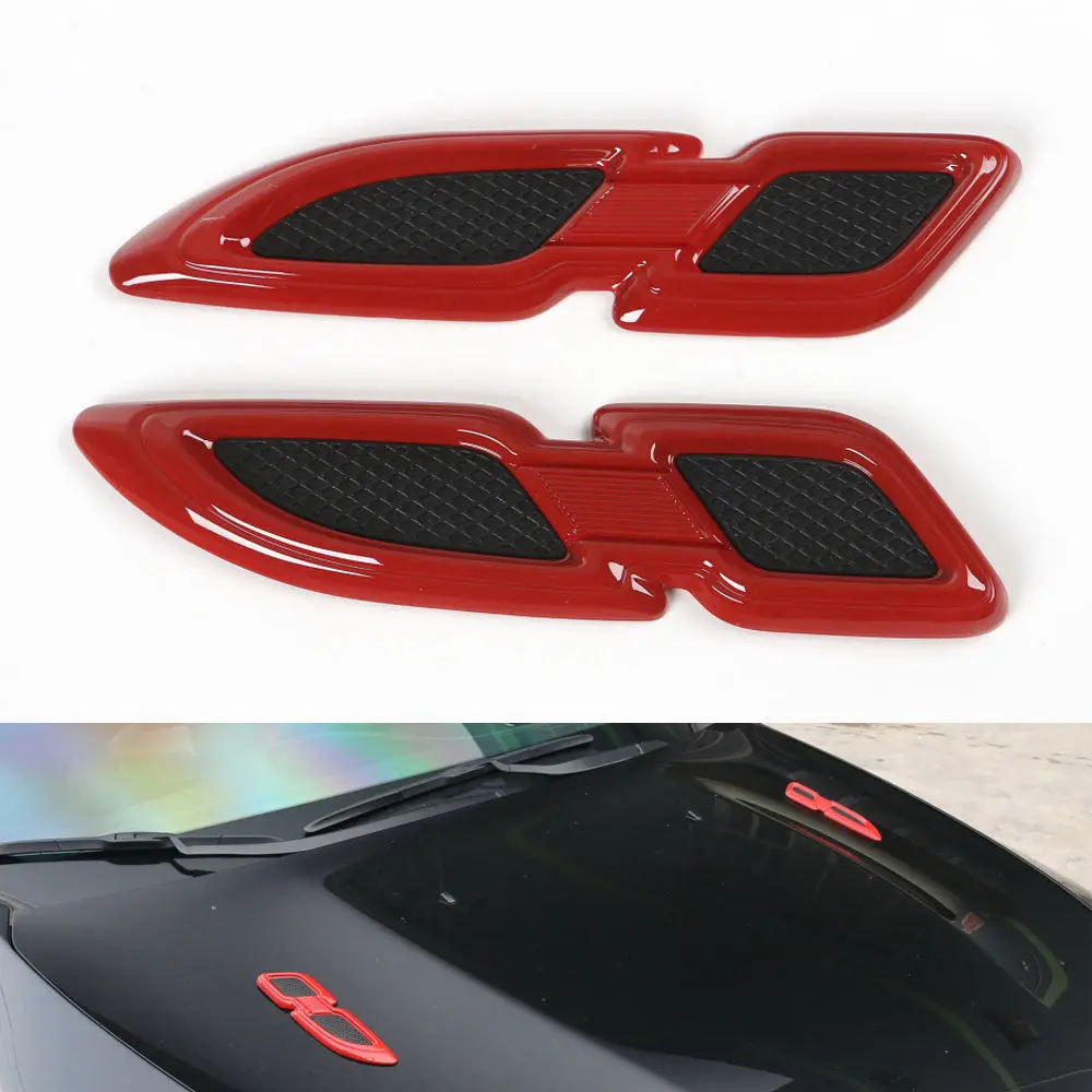 2x Авто Воздушный поток Fender двигателя капот автомобиля сторона корпус забора