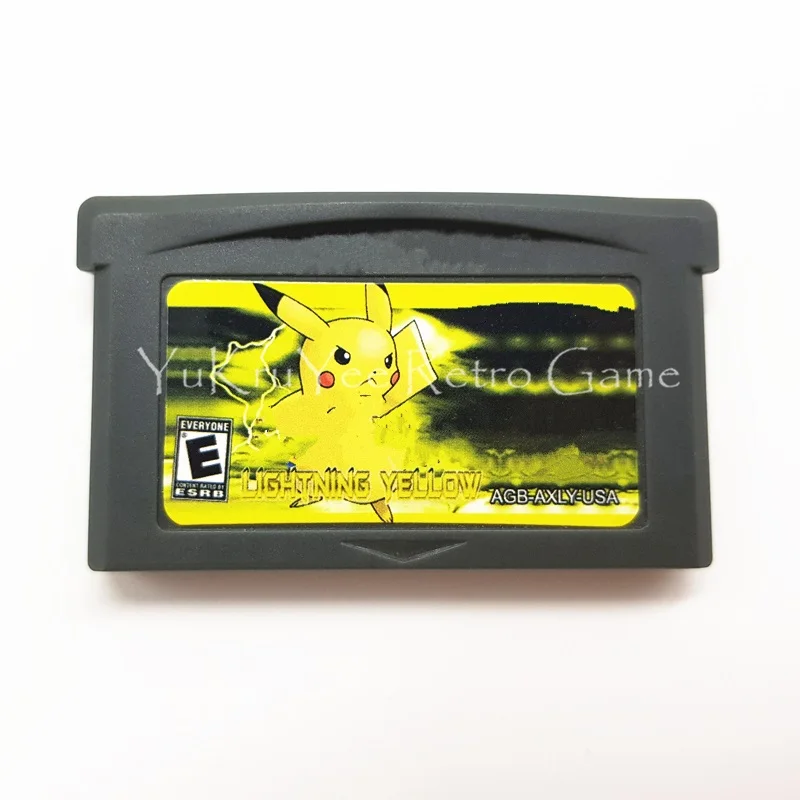 Lightning Yellow Sako Harvest Craft marble Moemon видеоигра карта памяти картридж для 32 бит консоли аксессуары США стикер английский язык - Цвет: Lightning Yellow