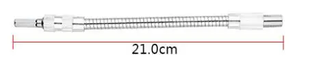 200mm Удлинительная отвертка, металлический гибкий вал, электрическая дрель, соединительное звено, аксессуары для электроинструмента 150 мм 200 мм 300 мм 400 мм - Цвет: 200mm
