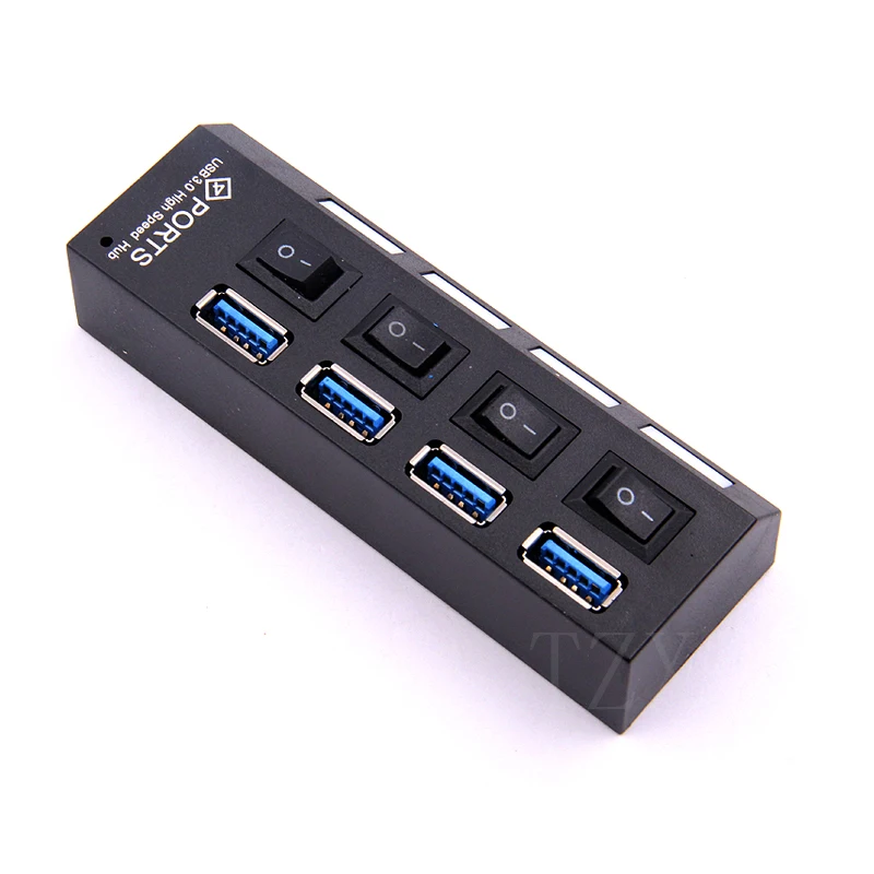Новинка высокоскоростной мини-концентратор USB 3 0 4 порта 5 Гбит/с usb-концентратор с